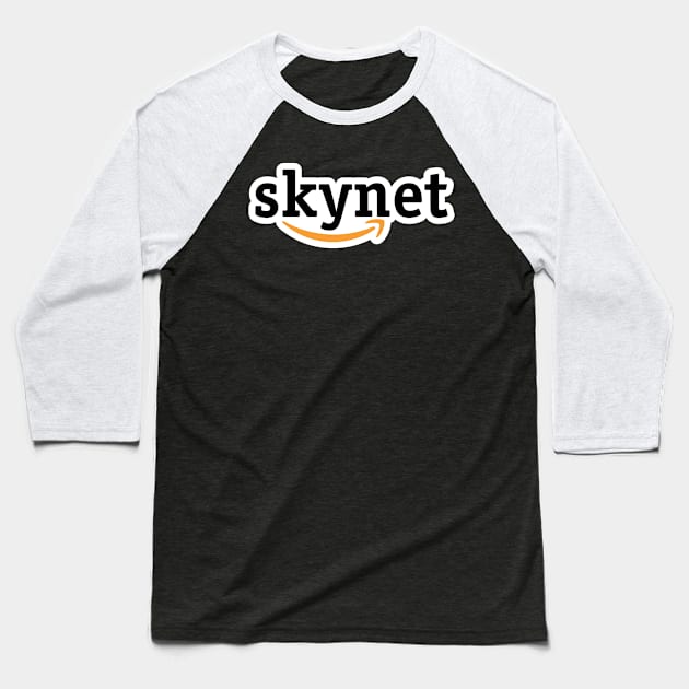 Skynet Baseball T-Shirt by WMKDesign